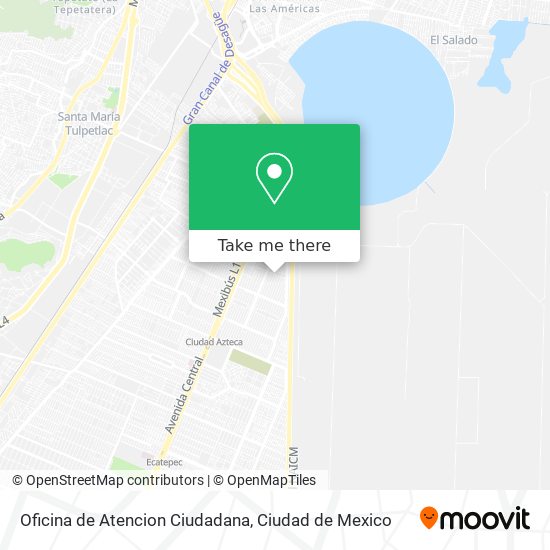 Mapa de Oficina de Atencion Ciudadana