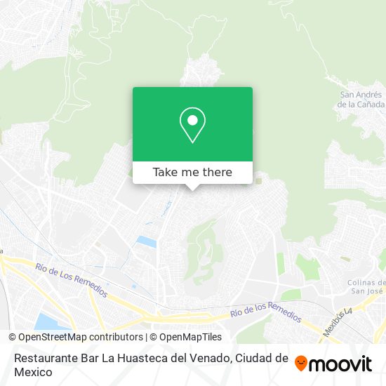 Restaurante Bar La Huasteca del Venado map