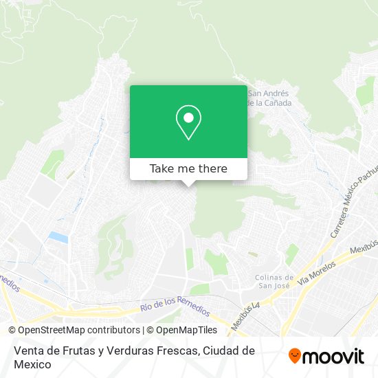 Venta de Frutas y Verduras Frescas map