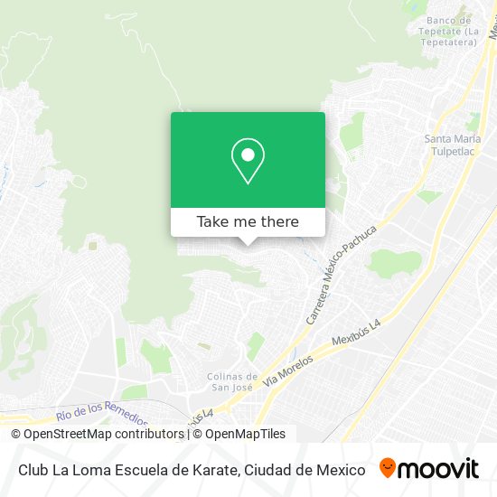 Club La Loma Escuela de Karate map