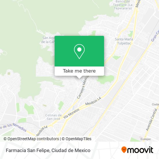 Mapa de Farmacia San Felipe