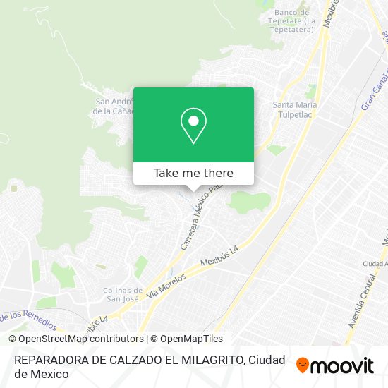 REPARADORA DE CALZADO EL MILAGRITO map