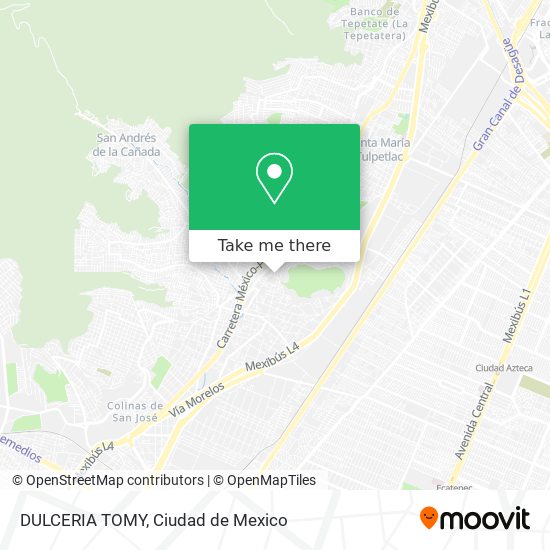 DULCERIA TOMY map