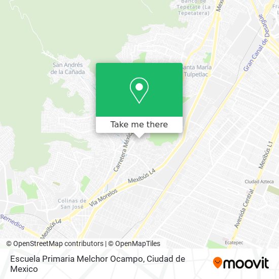 Escuela Primaria Melchor Ocampo map