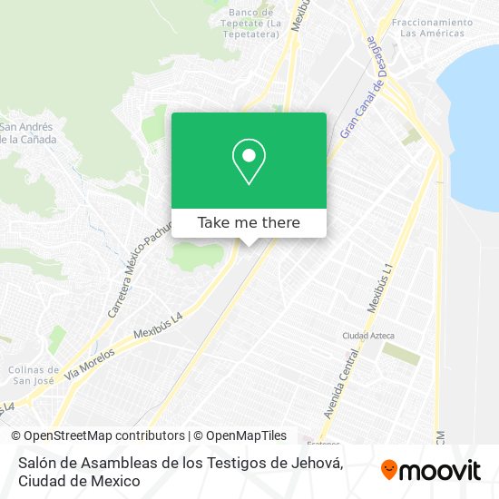 Salón de Asambleas de los Testigos de Jehová map