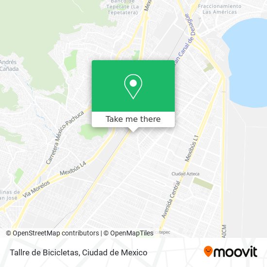 Tallre de Bicicletas map