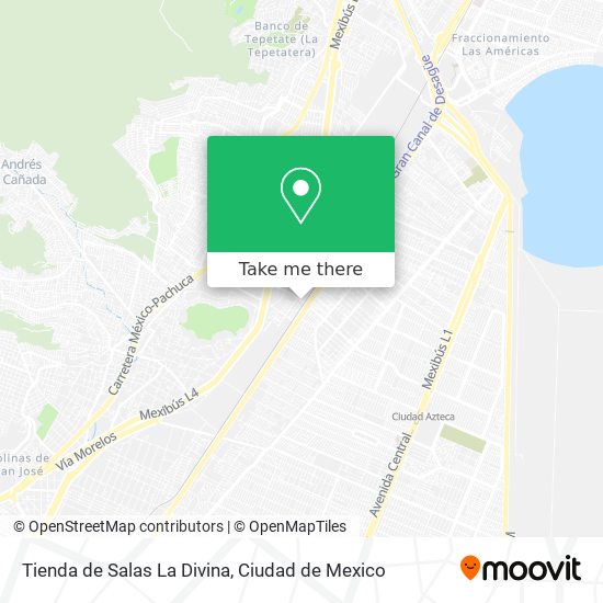 Tienda de Salas La Divina map