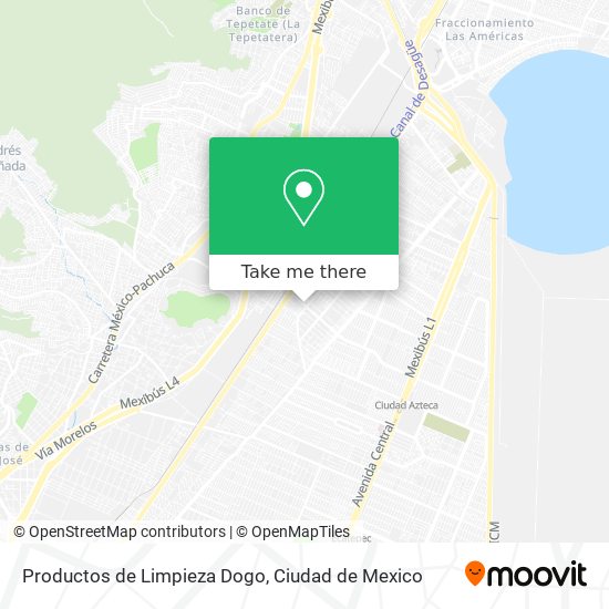 Productos de Limpieza Dogo map