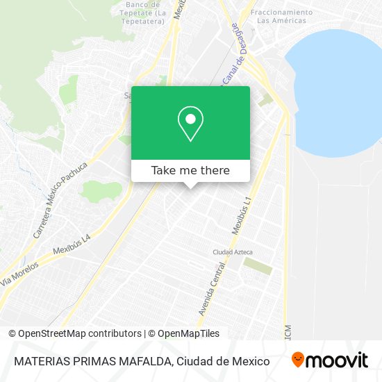 MATERIAS PRIMAS MAFALDA map
