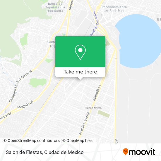 Mapa de Salon de Fiestas