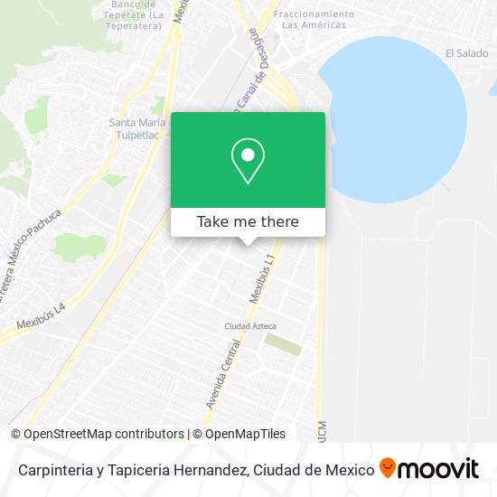 Mapa de Carpinteria y Tapiceria Hernandez