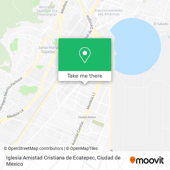 Mapa de Iglesia Amistad Cristiana de Ecatepec