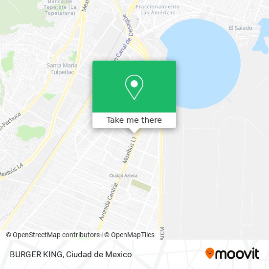 Mapa de BURGER KING