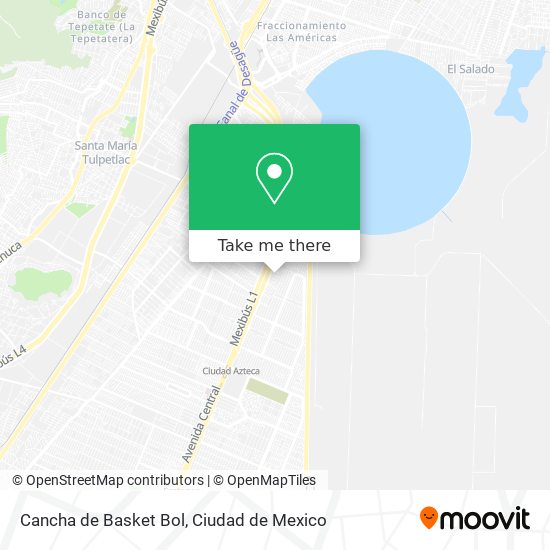 Mapa de Cancha de Basket Bol