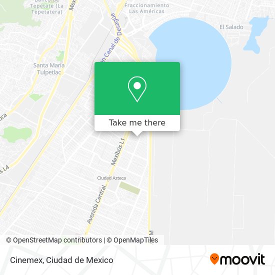 Mapa de Cinemex