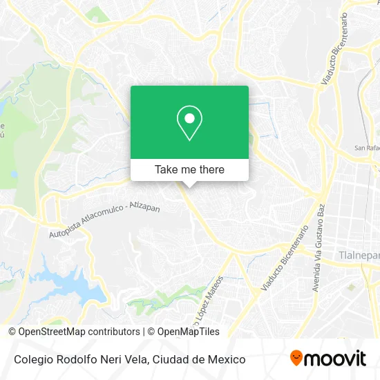 Mapa de Colegio Rodolfo Neri Vela