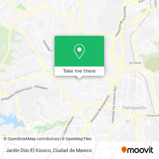Mapa de Jardín Dúo El Kiosco