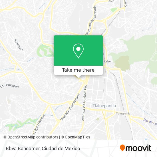 Mapa de Bbva Bancomer