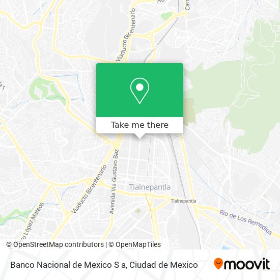 Banco Nacional de Mexico S a map