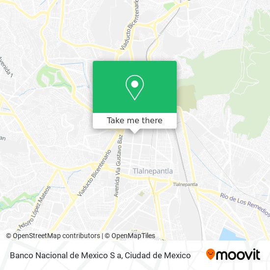 Banco Nacional de Mexico S a map