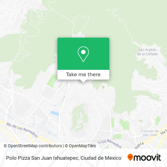 Polo Pizza San Juan Ixhuatepec map
