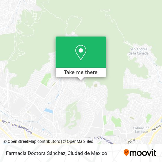 Mapa de Farmacia Doctora Sánchez
