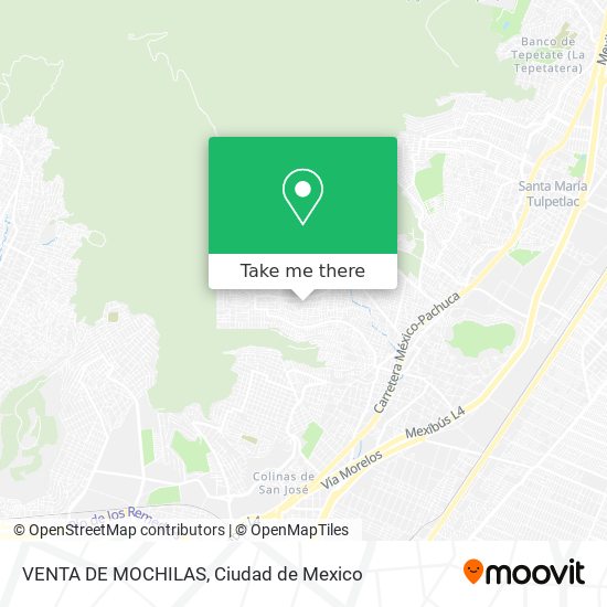 VENTA DE MOCHILAS map