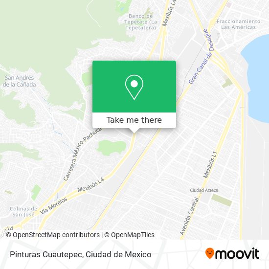 Pinturas Cuautepec map