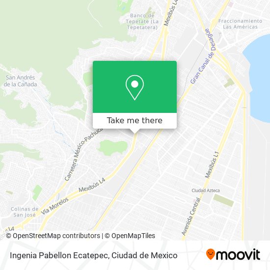 Ingenia Pabellon Ecatepec map