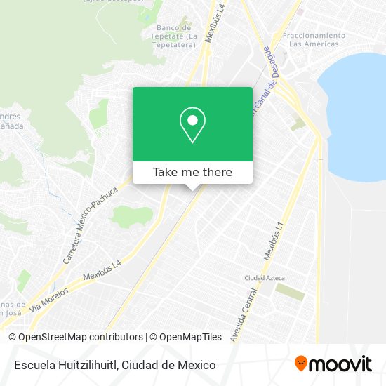 Escuela Huitzilihuitl map