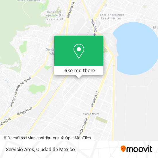 Servicio Ares map