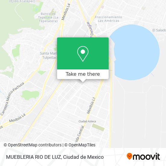 Mapa de MUEBLERIA RIO DE LUZ