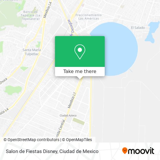 Salon de Fiestas Disney map