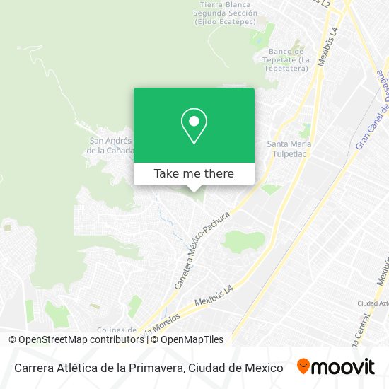 Carrera Atlética de la Primavera map