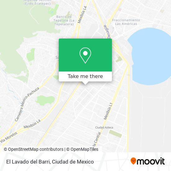 El Lavado del Barri map