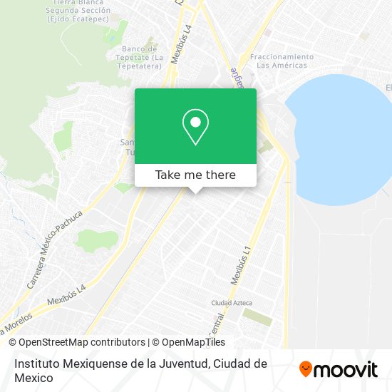 Mapa de Instituto Mexiquense de la Juventud