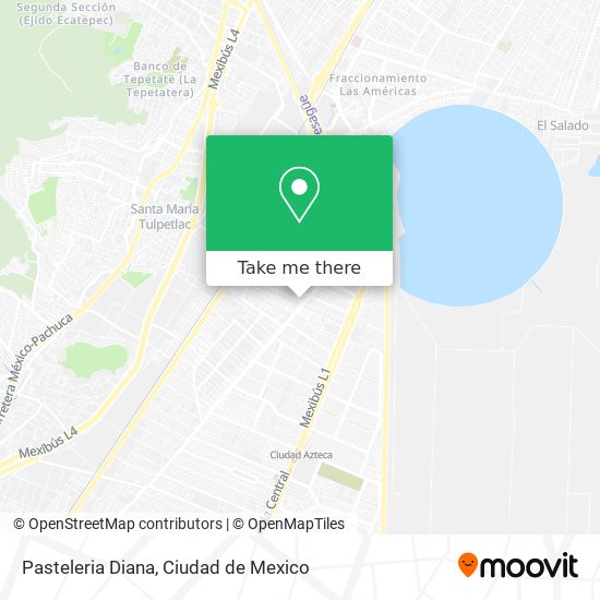 Mapa de Pasteleria Diana