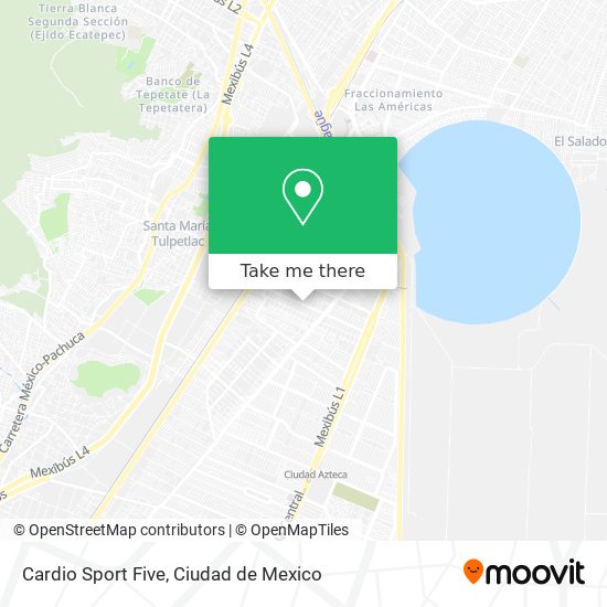 Cardio Sport Five map