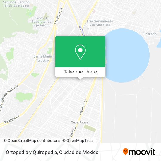 Ortopedia y Quiropedia map