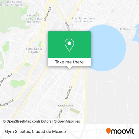 Gym Siluetas map