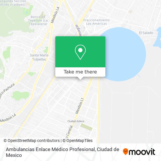 Mapa de Ambulancias Enlace Médico Profesional