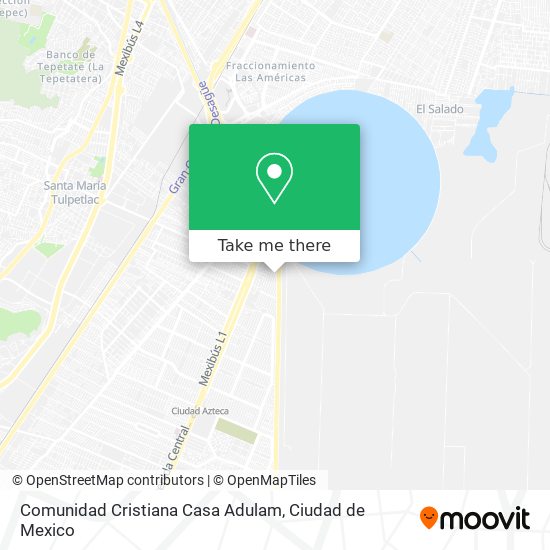 Comunidad Cristiana Casa Adulam map