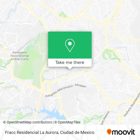 Fracc Residencial La Aurora map