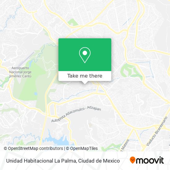 Mapa de Unidad Habitacional La Palma
