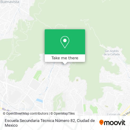 Mapa de Escuela Secundaria Técnica Número 82