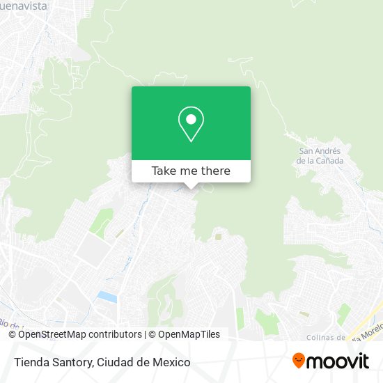 Mapa de Tienda Santory