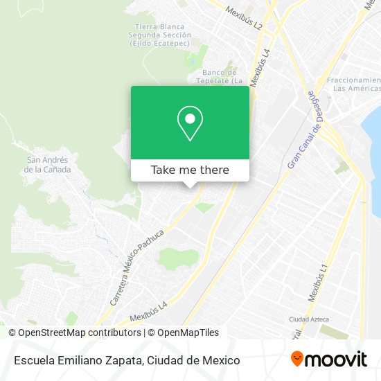 Escuela Emiliano Zapata map