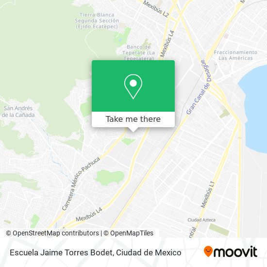 Mapa de Escuela Jaime Torres Bodet