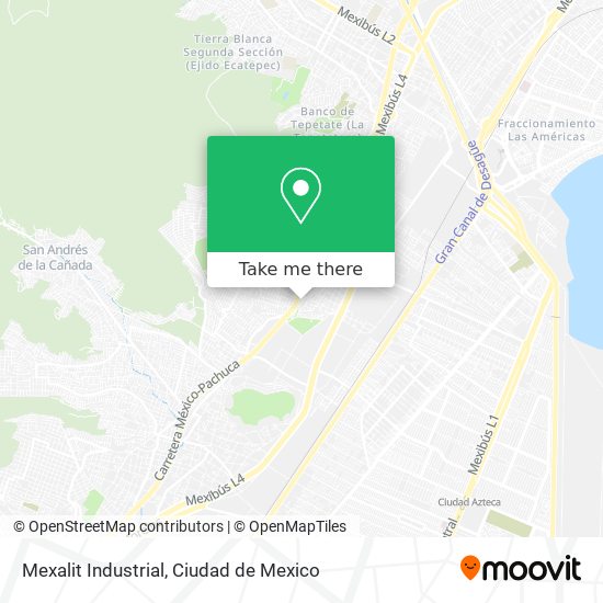 Mapa de Mexalit Industrial