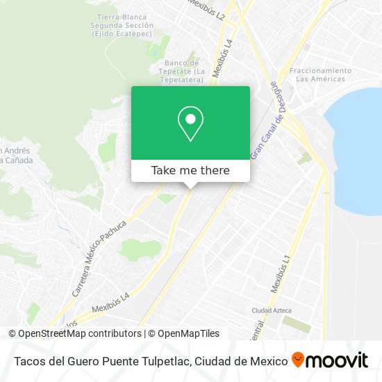 Mapa de Tacos del Guero Puente Tulpetlac